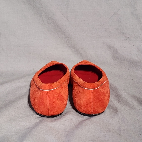 MARNI Orange/Red Suede Pointed Toe Ballet Flats, size 39 - Picture 11 of 11